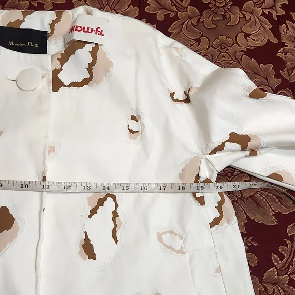 Massimo Dutti Trend Coat Cropped Jacket 6 NWT - Picture 8 of 9